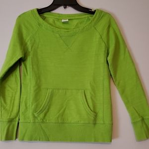 Lady Foot Locker Sweatshirt size small bright green
